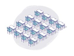 Arquitectura de un aula de clase inclusiva